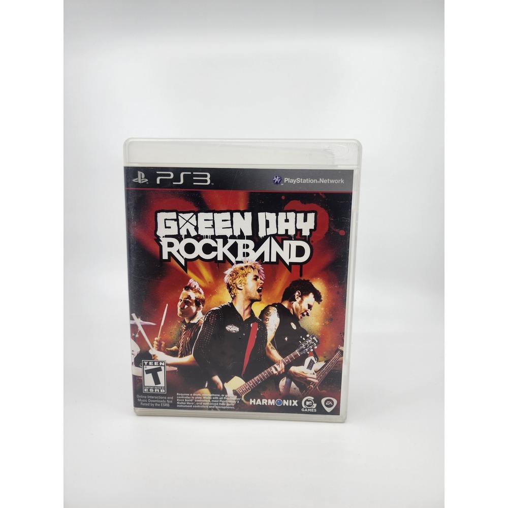 Green Day Rock Band Sony PlayStation 3 PS3 Game Disc 2010 Harmonix EA BLUS-30528